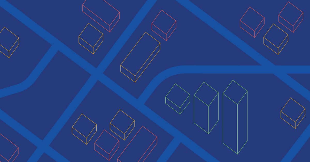 Minimal city map background