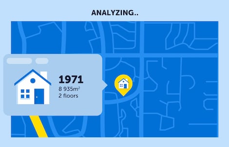 Analyzing the address to verify insurance coverage